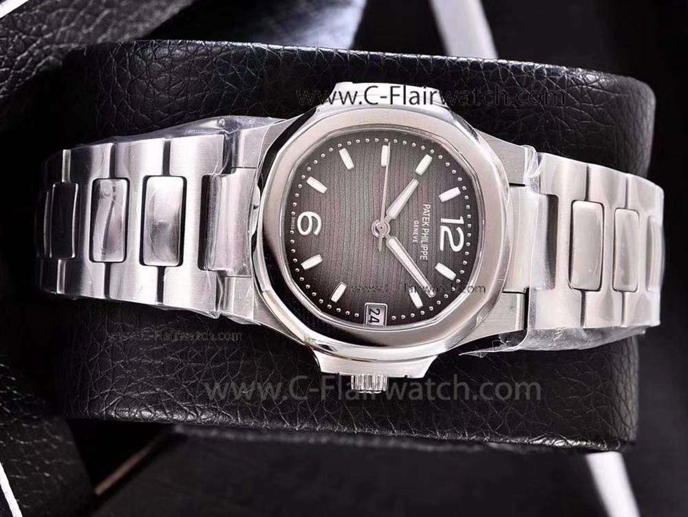 Stainless Steel Gray Dial Patek Philippe Nautilus Women's Watch
